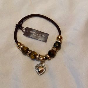 Henri Bendel beaded boho charm pony